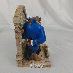 BEAUTY AND THE BEAST BUSINESS CARD HOLDER 26007 From Desk Set Disney Retired