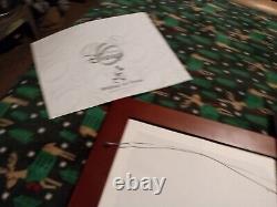BEAUTY & The BEAST Sketch ANIMATOR MARKED 16x14 Walt Disney World RARE