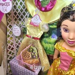 BELLE Disney Princess & Me Doll 18 Jewel Edition Beauty Beast 2014 BOX DAMAGE