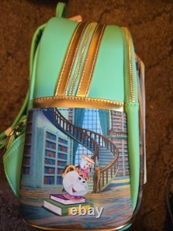 BNWT Disney Beauty and The Beast Belle Library Ladder Loungefly Mini Backpack