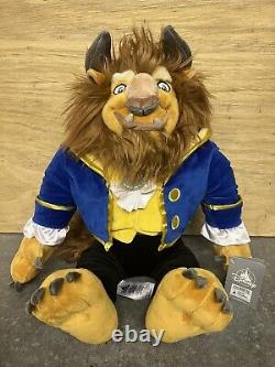 BNWT Disney Parks Beauty And The Beast 18 Belle And 22 Beast Plushes