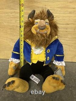 BNWT Disney Parks Beauty And The Beast 18 Belle And 22 Beast Plushes