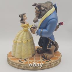 Beautiful Disney Parks Beauty and the Beast Large Statue Figure 14 inch