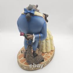 Beautiful Disney Parks Beauty and the Beast Large Statue Figure 14 inch