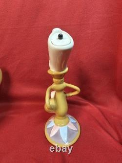 Beauty And The Beast 10th Anniversary 5 Piece Tea Set Cogsworth Chip Potts