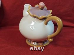 Beauty And The Beast 10th Anniversary 5 Piece Tea Set Cogsworth Chip Potts