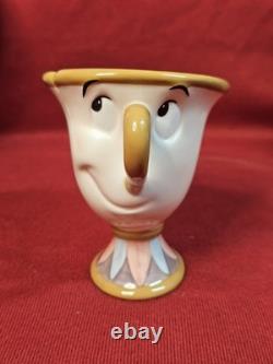 Beauty And The Beast 10th Anniversary 5 Piece Tea Set Cogsworth Chip Potts