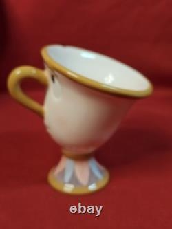 Beauty And The Beast 10th Anniversary 5 Piece Tea Set Cogsworth Chip Potts