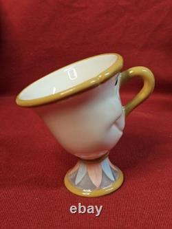Beauty And The Beast 10th Anniversary 5 Piece Tea Set Cogsworth Chip Potts