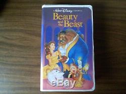 Beauty And The Beast 1992 VHS Tape Walt Disney's Black Diamond Classic 1325-RARE