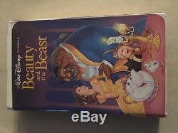 Beauty And The Beast (1992 Vhs Walt Disney) Classic Black Diamond Rare