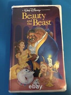 Beauty And The Beast 1992 Walt Disney Classic Black Diamond Vhs Rare