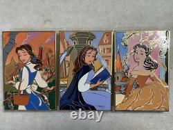 Beauty And The Beast Belle Disney Home Fantasy 3 Pin Set By The Pin Hut LE50