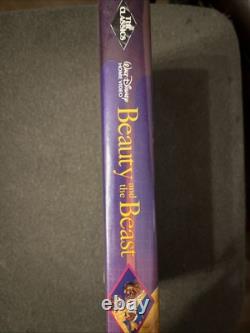 Beauty And The Beast Disney Classic VHS RARE Black Diamond