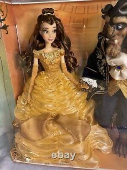 Beauty And The Beast Disney Limited Edition Platinum Doll Set 17 Inch Le 500