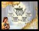 Beauty And The Beast Live Action Fine China Tea Set Limited Edition #107 Of 2000