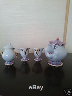 Beauty And The Beast Mrs Potts Pot and Chip Tea Cup Set Disney Resort limited
