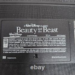 Beauty And The Beast, Rare Black Diamond Classic Walt Disney 1992 VHS TAPE #1325