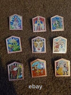 Beauty And The Beast Stain Glass Window Disney Pins Collection