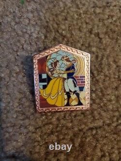 Beauty And The Beast Stain Glass Window Disney Pins Collection