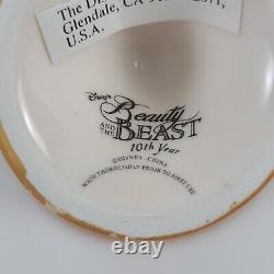 Beauty And The Beast Tea Set 10th Anniversary Limited Edition Rare Never Used
