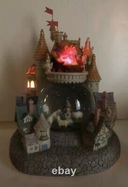 Beauty And The Beast The Village Snow Globe MINT IN BOX! -No Reserve