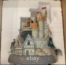 Beauty And The Beast The Village Snow Globe MINT IN BOX! -No Reserve
