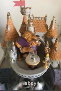 Beauty And The Beast The Village Snow Globe MINT IN BOX! -No Reserve