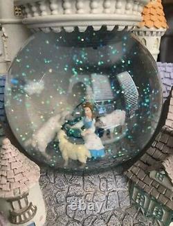 Beauty And The Beast The Village Snow Globe MINT IN BOX! -No Reserve