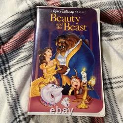 Beauty And The Beast VHS Tape 1992 Walt Disney's Black Diamond Classic- RARE