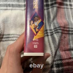 Beauty And The Beast VHS Tape 1992 Walt Disney's Black Diamond Classic- RARE