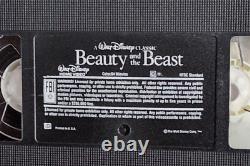 Beauty And The Beast VHS Walt Disney Classic Blk Diamond Movie Rare
