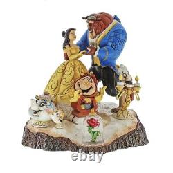 Beauty-Beast Carved by Heart Disney Traditions Brand New
