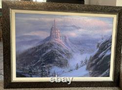Beauty Beast Disney Peter Ellenshaw Giclee Canvas Print 104/500 Mystical Kingdom