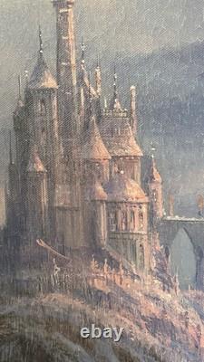 Beauty Beast Disney Peter Ellenshaw Giclee Canvas Print 104/500 Mystical Kingdom