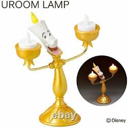 Beauty & The Beast Cogsworth Clock and Lumiere Light Up set figure Disney Parks