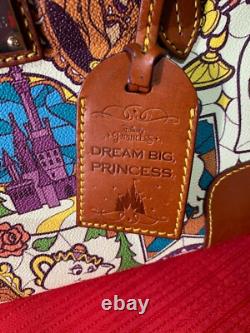 Beauty & The Beast Disney Dooney & Bourke Satchel Purse Rare