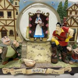 Beauty and Beast Snow Globe Music Box Disney Theme Parks