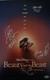 Beauty and The Beast Cast x 4 Signed 11x17 Walt Disney Poster Becket LOA