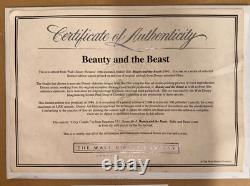 Beauty and The Beast Cozy Couple Disney Sericel