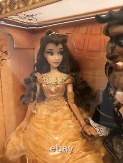 Beauty and The Beast Disney Limited Edition Platinum Doll Set 17 Inch LE 500