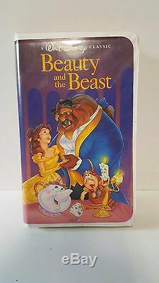 Beauty and The Beast Walt Disney 1992 RARE Black Diamond COLLECTORS VHS