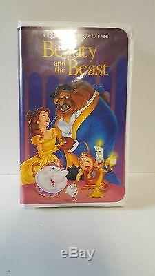 Beauty and The Beast Walt Disney 1992 RARE Black Diamond COLLECTORS VHS