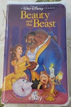 Beauty and The Beast Walt Disney RARE Black Diamond COLLECTORS VHS Sealed case