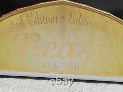 Beauty and The Beast Winter Beast Doll! 17 LE 3500 NIB