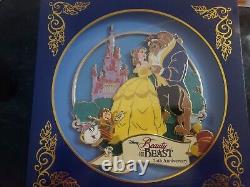 Beauty and the Beast 30th Jumbo Pin Disney Destination D23 LE 250 WDI, MOG