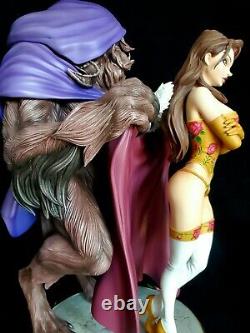 Beauty and the Beast Big Fig 1/4 Scale CUSTOM Statue DISNEY- LIMITED OF 26 RARE