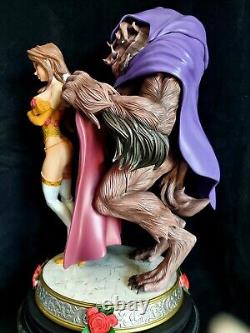 Beauty and the Beast Big Fig 1/4 Scale CUSTOM Statue DISNEY- LIMITED OF 26 RARE