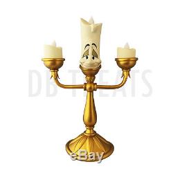 Beauty and the Beast Cogsworth Clock & Lumiere Light-Up Candlestick Disney Parks