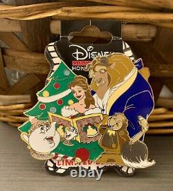 Beauty and the Beast Disney DSSH Christmas Carolers Pin RARE LE 400